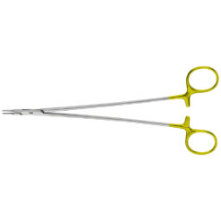 RYDER DUROGRIP Hartmetall Nadelhalter, gerade, 230 mm (9"), sehr fein, mit Teilung 0,2 mm, Nahtmaterial 6/0 - 10/0