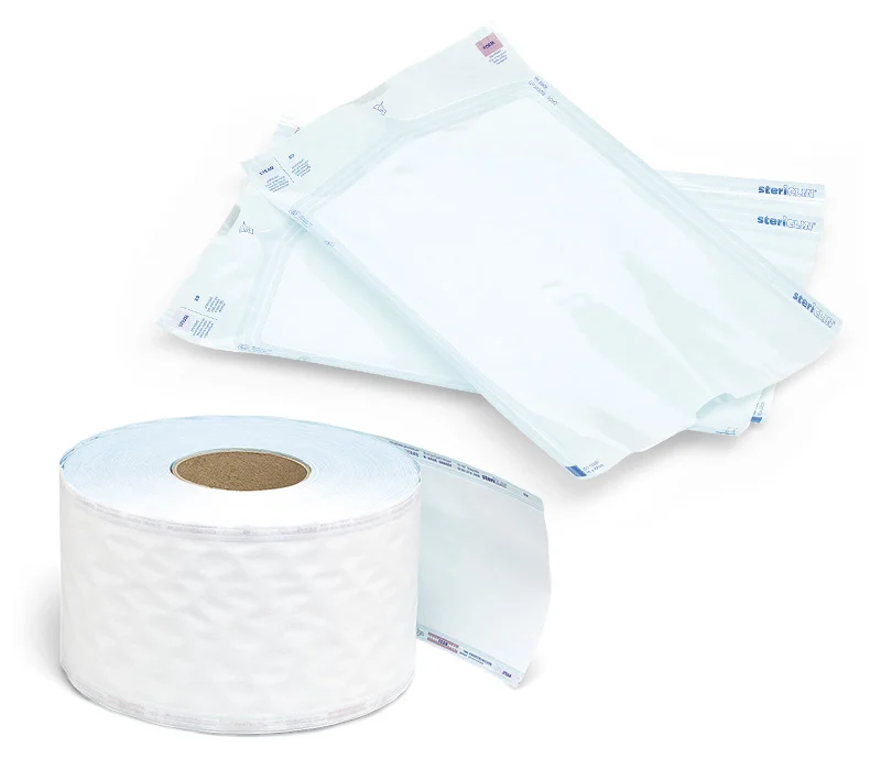 Stericlin® Klarsichtschläuche mit Seitenfalte aus Papier und Folie