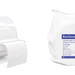 BeeSana Zellstofftupferbox (leer)