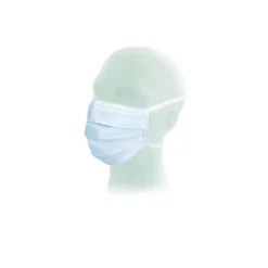 Gesichtsmaske Suavel Comfort blau 3-lagig, zum Binden