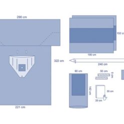 Arthroskopie-Set 2 Essential mit T-Tuch