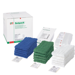 Setpack Toptex lite Bauchtücher RK 40 x 40 cm, 6-fach, weiß, steril