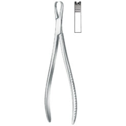 KNOCHENFASSZANGE, SCHLANK, 20 CM