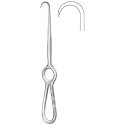 Wundhaken nach Volkmann 21,5 cm, scharf, 1-Zahn