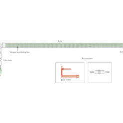 Uniflow Koaxial-Beatmungssystem 30mm, 2.4m mit integrierter CO2-Messleitung