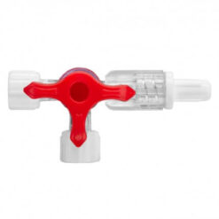 Dreiwegehahn Polyway Pro 2 bar blau