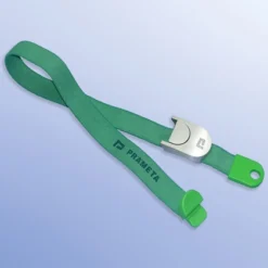 Prämeta Venenstauer, grün, Einhandbedienung = Stauen durch Zug am Bandende