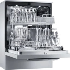 Reinigungs- und Desinfektionsgerät mit Glastür, mit AD-Wasseranschluss, Flüssigdosierung & EcoDry-Funktion., Standgerät PWD 8682 [MD GD DC5 LAN] SST