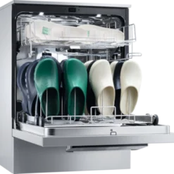 Reinigungs- und Desinfektionsgerät mit Glastür, mit AD-Wasseranschluss, Flüssigdosierung & EcoDry-Funktion., Standgerät PWD 8682 [MD GD DC5 LAN] SST