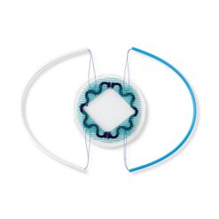 Parietex Composite Ventral, ein Netz, Fixations- und Einführsystem zur Anwendung bei kleinen ventralen Hernienreparationen.
