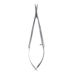 Mikro-Nachstarschere Vannas, gerade kurz,  Länge 85 mm