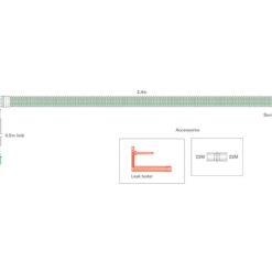 Uniflow Koaxial-Beatmungssystem 30mm 2,4 m